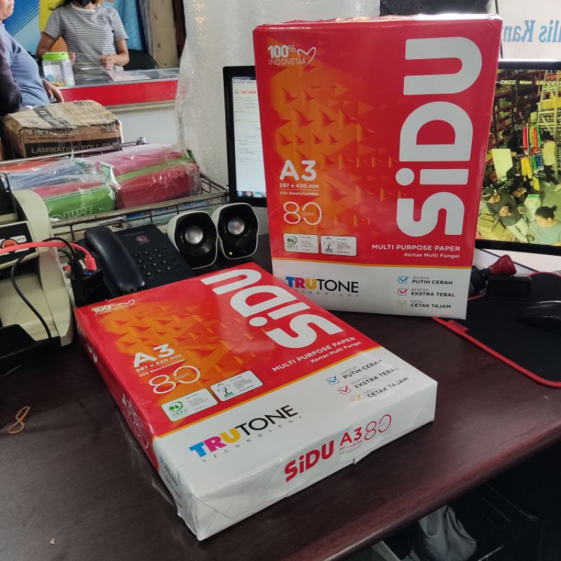 

KERTAS HVS SIDU SINAR DUNIA A3 80 GSM