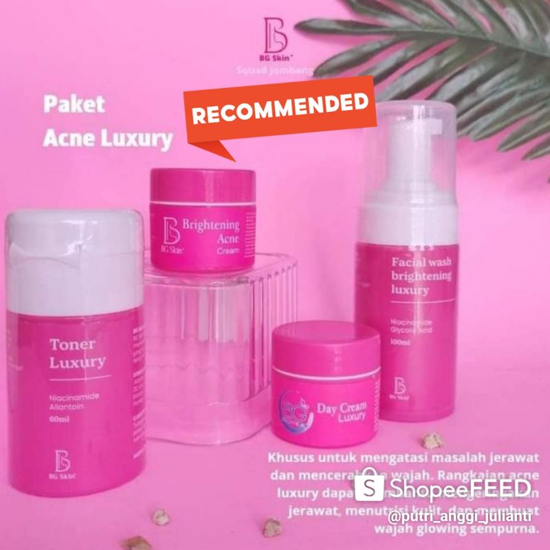 BEAUTY GLOW SKINCARE paket acne luxury