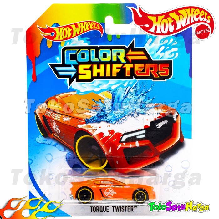 Hotwheels Hot wheels Color Shifters Torque Twister Ori Mattel Warna