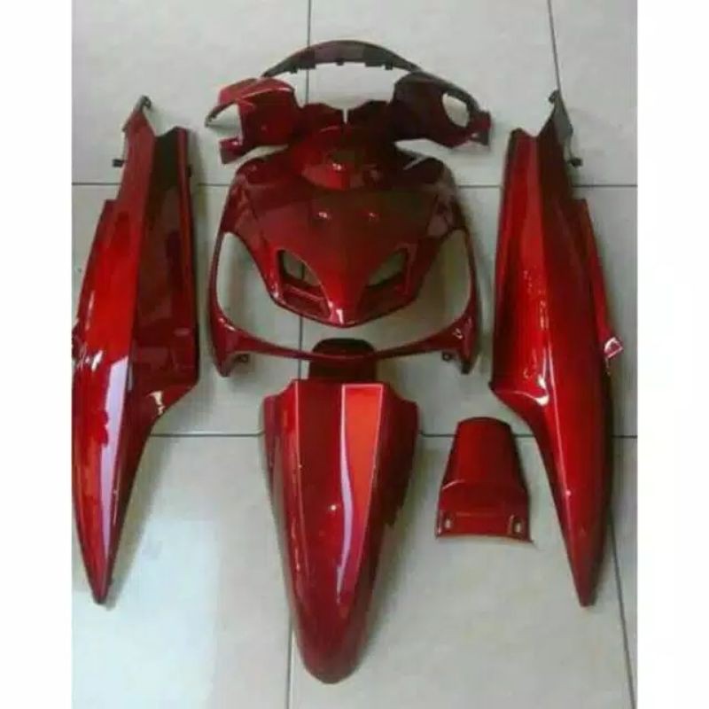 FULL BODY ALUS MIO NEW/ MIO SMILE MERAH MAROON