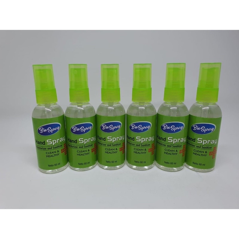 BIO SPRAY HAND SANITIZER ANTISEPTIC PEMBERSIH TANGAN ORIGINAL ISI 60ML PROMO SEN