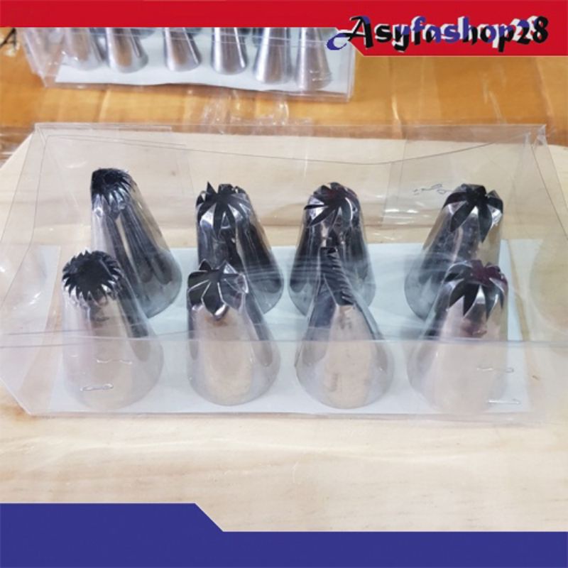 SPUIT SET ISI 8 PCS BESAR STAINLESS