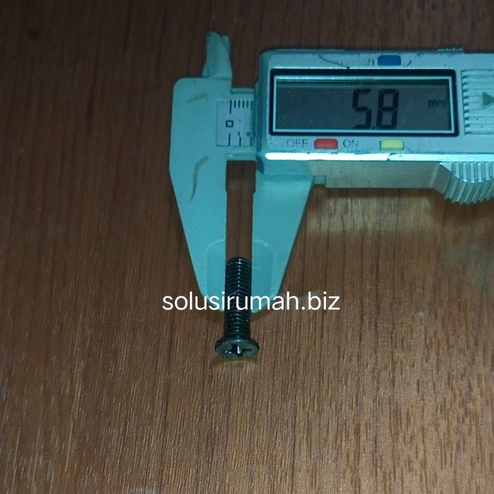 SPARE SEKRUP MESIN M6 TERBALIK 22MM U KEPALA BOR kunci BAUT part parts - kepala +