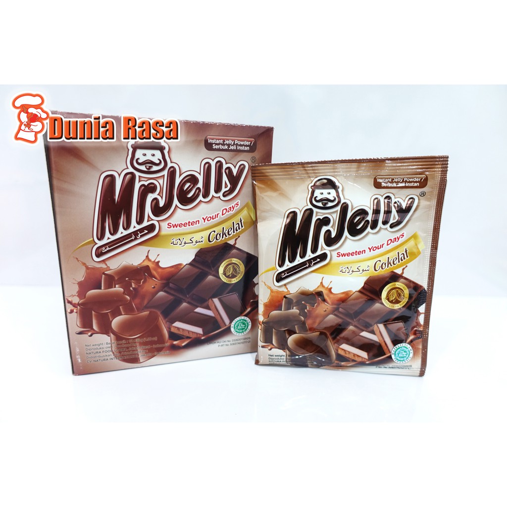 

MrJelly Serbuk Jelly Coklat 1 Box (isi 12 pcs)