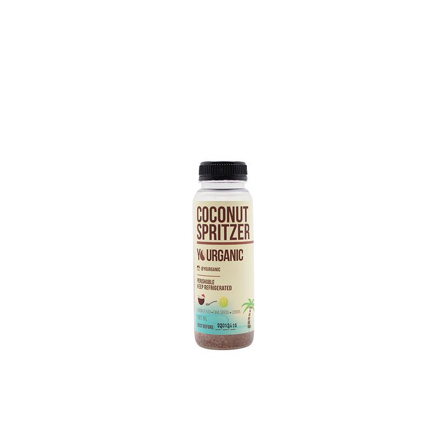 

Coconut Spritzer - Coconut Water, Lemon and Chia Seeds