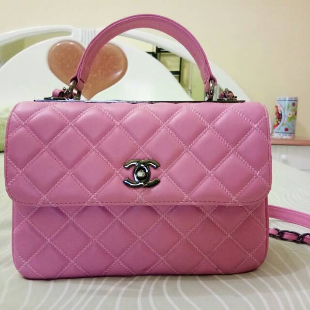 TAS WANITA CHANEL MINI PINK
