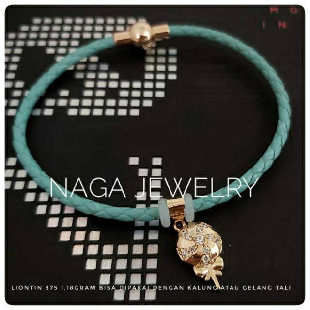 GELANG TALI & LIONTIN EMAS KADAR 375