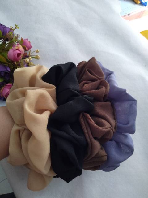 S412/scrunchie cepol hijab/kuncir rambut jumbo/kuncir rambut cepol hijab/cepol hijab