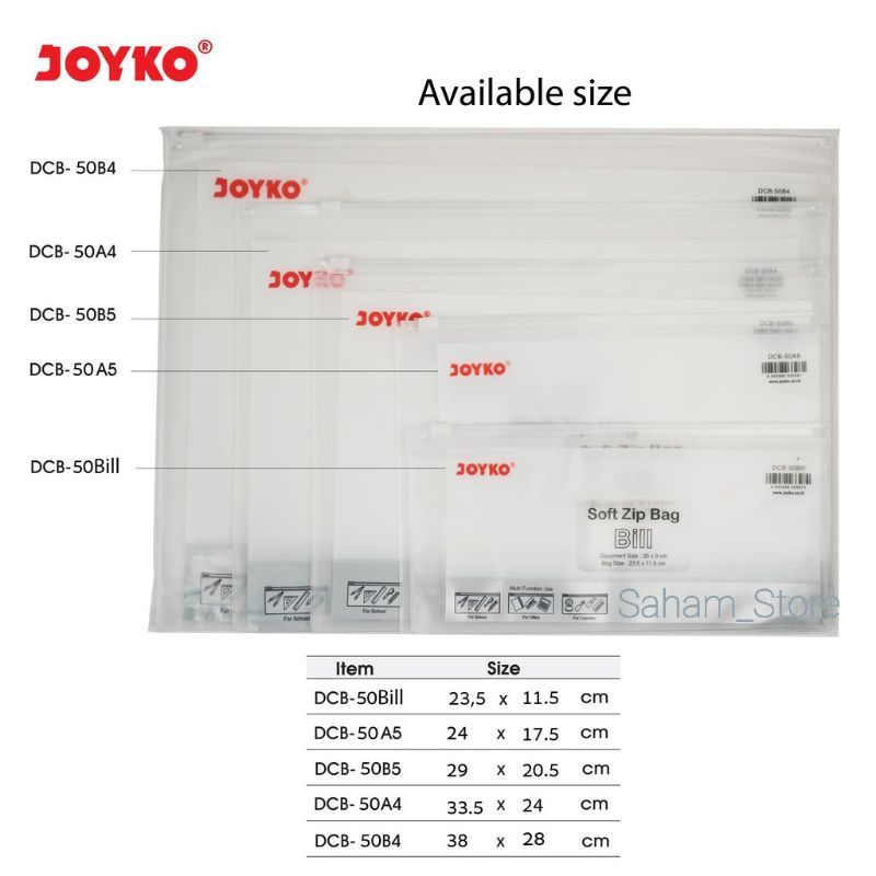 

Document Bag Tas Dokumen Joyko DCB-50