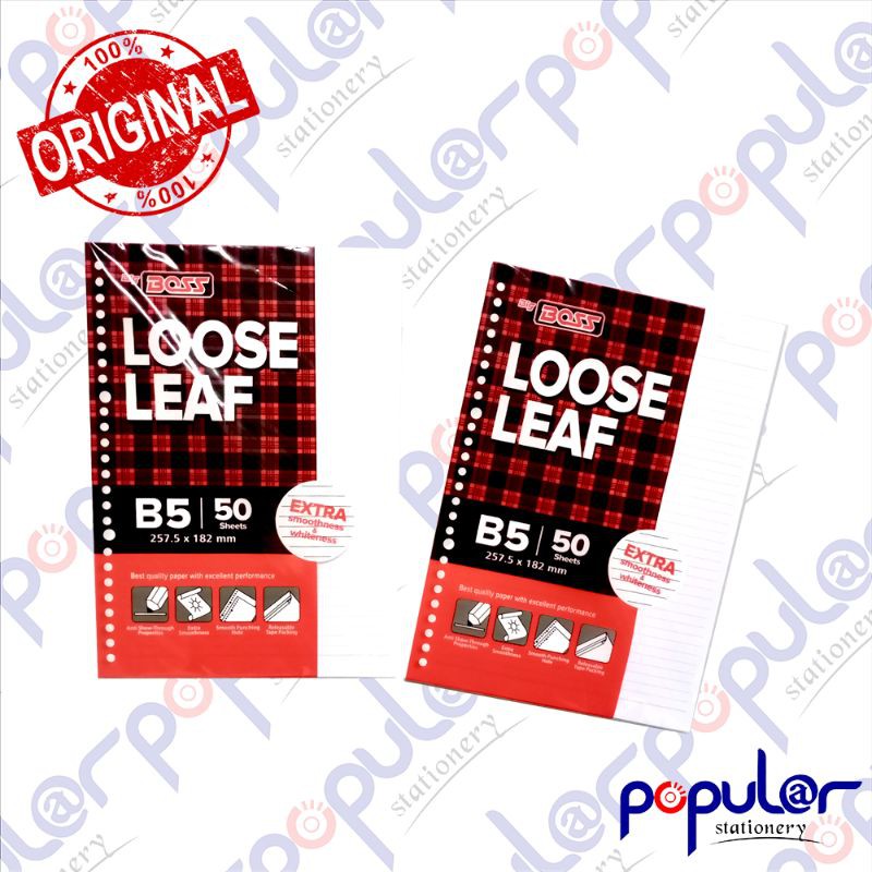 

Loose Leaf Big Boss B5 / 50