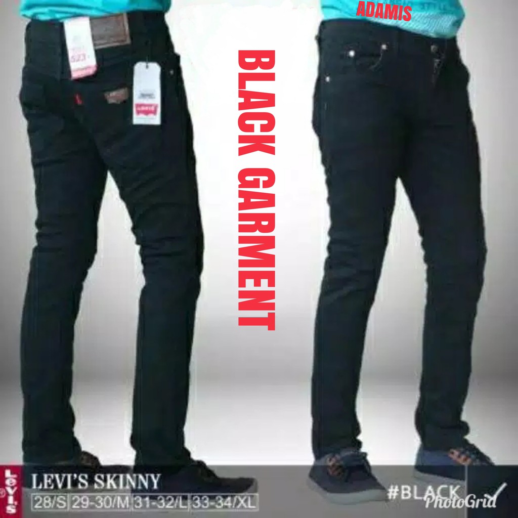 Celana Jeans Panjang Pria Skinny Pensil Denim Melar/Meral Nyaman Buat Gerak