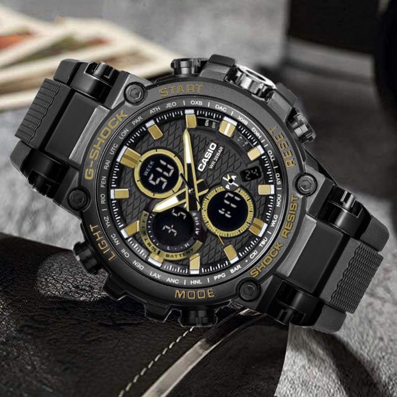 Jam Tangan MTG B-1000 Casio Gshock Water Resistant Pria Jam Tangan Pria Stainliss Steel