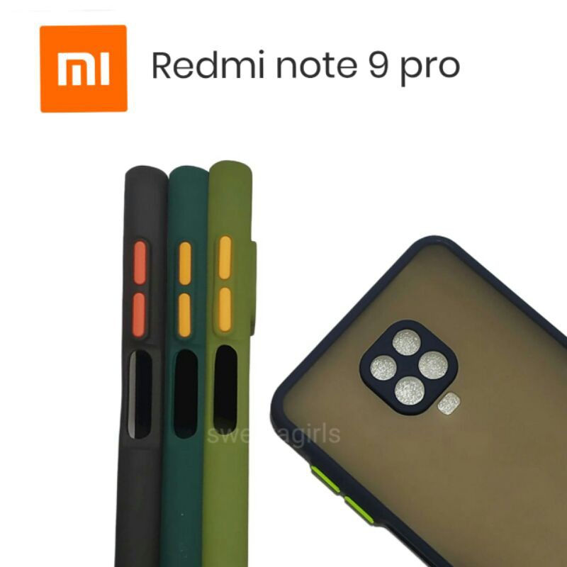 Casing Dove Matte Xiaomi Redmi Note 9 pro - Casing Pelindung Bump Kamera - Matte Candy / Bisa Bayar ditempat / COD / sweetacase.id / Kesing Terlaris untuk Redmi note 9 pro / Kesing elegant / casing terbaru / 2021