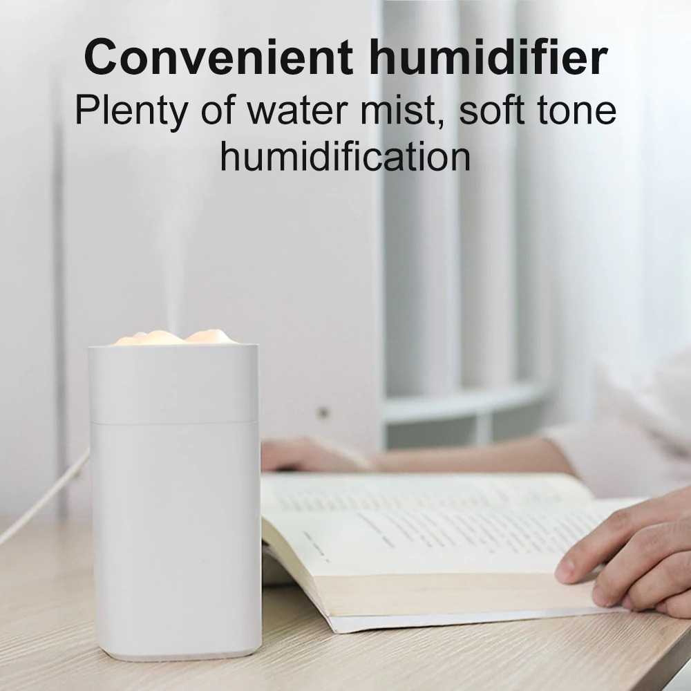 (BISA COD) RVOSTR  Air Humidifier Diffuser Pelembab Udara Lampu Tidur 350ml - S1