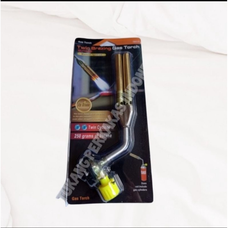 GAS TORCH DOUBLE BLAZING TWIN BRAZING GAS TORCH