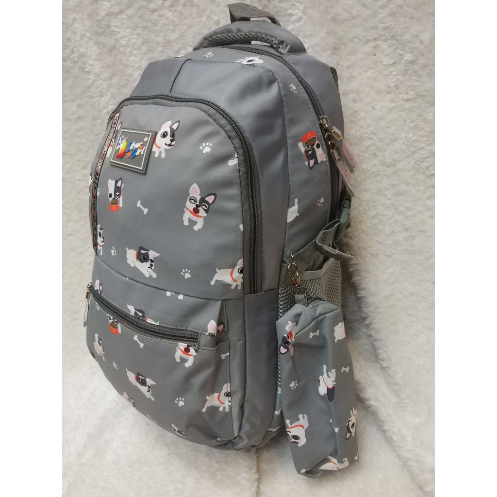 RANSEL BACKPACK SILVER GIRL  73520 IMPORT. BONUS RAINCOVER. DARENA BAGS BANDUNG