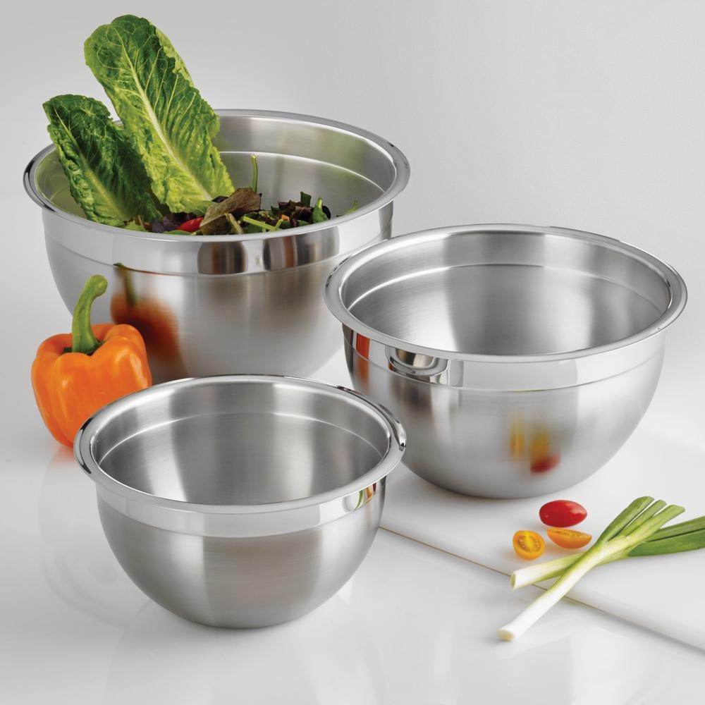 Jual Gourmet Stainless Mixing Bowl Mangkok Baskom Adonan - 18 cm