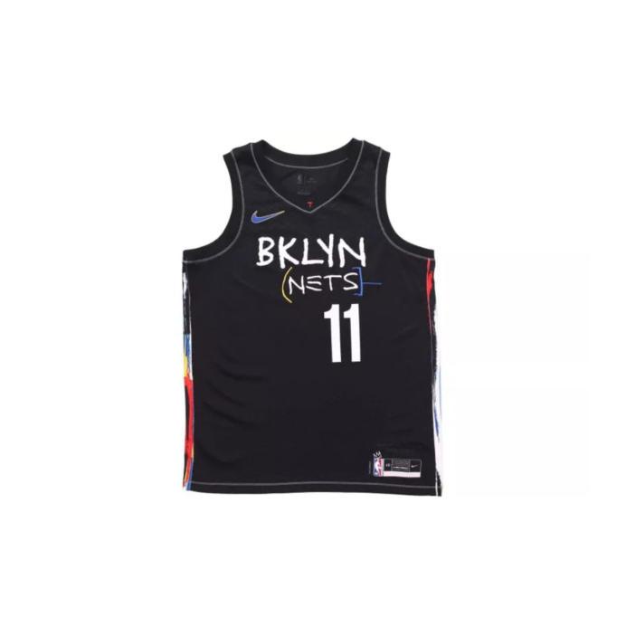 algifaruu - Jersey NBA Kyrie Irving City Brooklyn Nets Swingman Original CN1713018 - S (40)