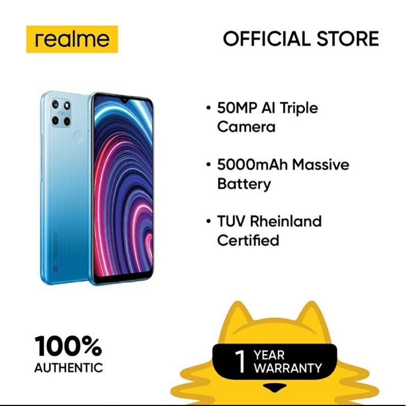 HP BARU REALME C25Y RAM 4/64GB