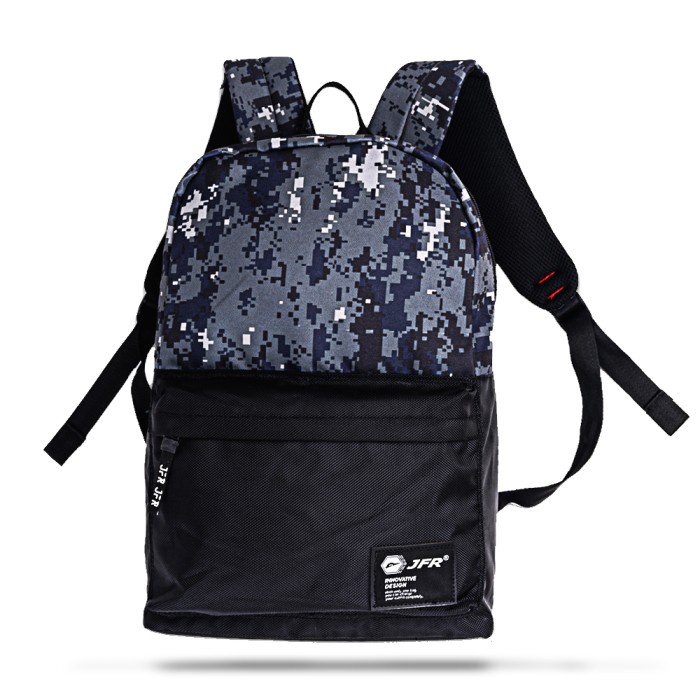 JFR Tas Pria Ransel Punggung Backpack Bahan Polyester JBAG13 - A(X0X9) Tas Ransel Pria Import Tas Ra