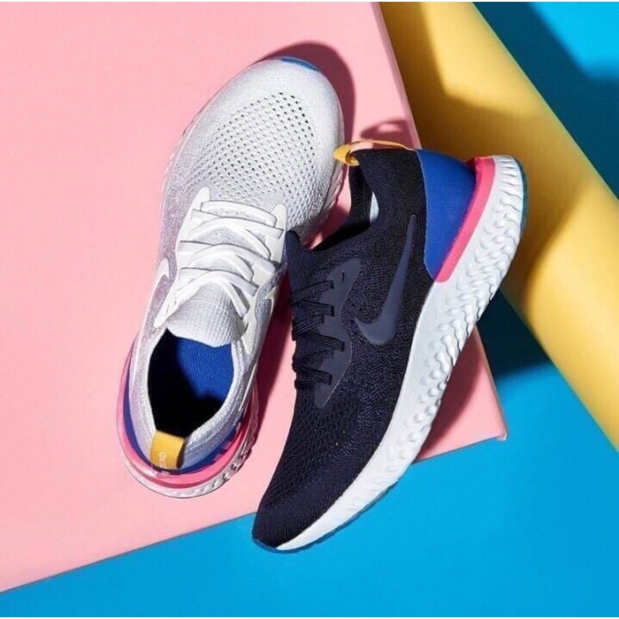 Dijual Sepatu Nike Flyknit Epic React Navy Blue Premium Original Murah