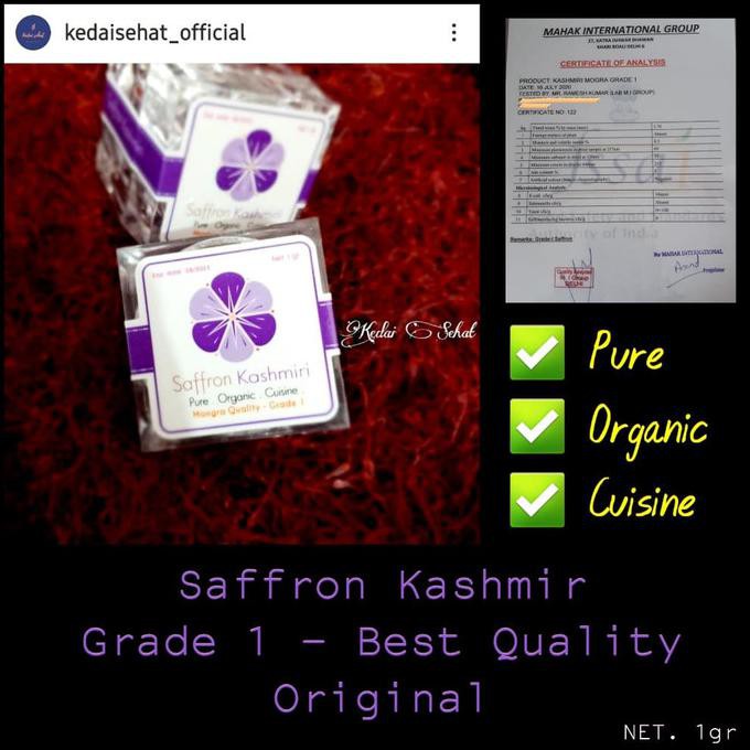 

Afghan Saffron Super Negin 1Gr Dijamin Asli Saffran High Quality