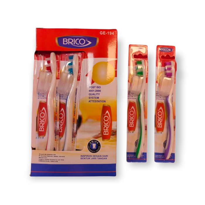 Sikat Gigi BRICO GE194 Toothbrush Tongue Cleanser