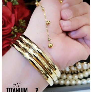 TiTanium set gelang kalung QA1