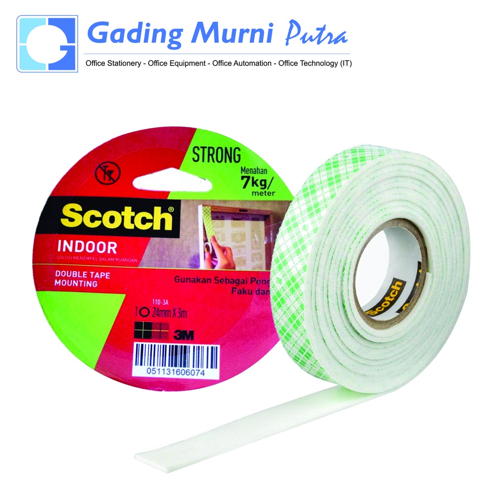 

Scotch Double Tape Mounting / Double Tape Merk 3M 24 MM X 3 M 10224243