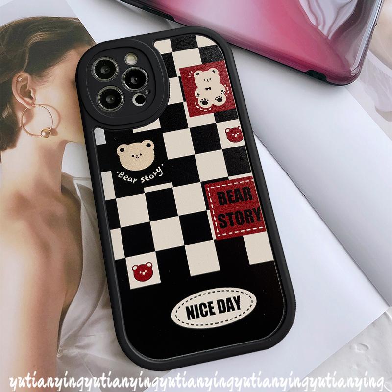 Casing TPU Xiaomi Redmi 10A 10C 9T 9C NFC 10 9A 9 Redmi Note 10 11s 8 9s 9pro 10s 11 9 10pro Max Plus POCO X3 NFC Motif Papan Catur