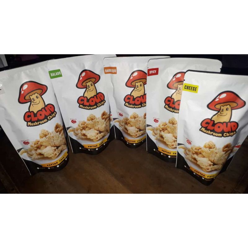 

Cloud Mushroom Chips (Keripik Jamur rasa)