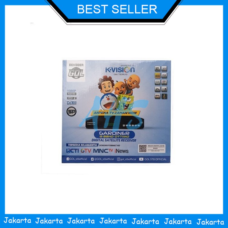 Best Seller Receiver Gardiner G-88 HD Ottimo Bisa Acakan dan Voucher AHS