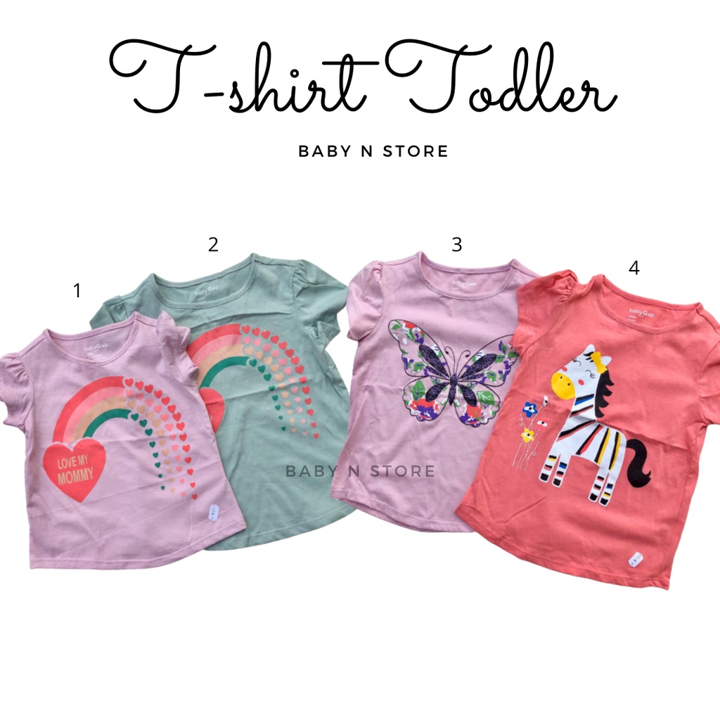 Kaos Anak Perempuan Baby GAP