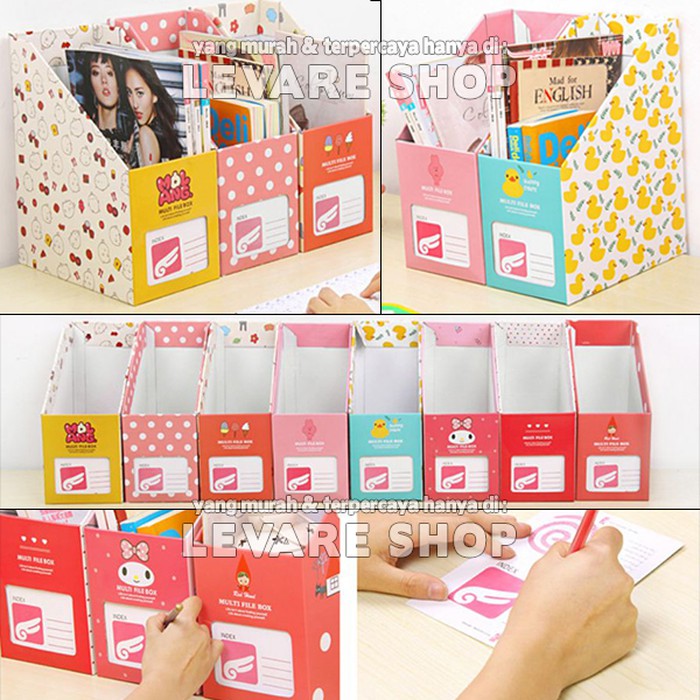 

KOTAK DOKUMEN MAJALAH BUKU INDEX BOX FILE ORGANIZER STORAGE KARTUN BERKUALITAS