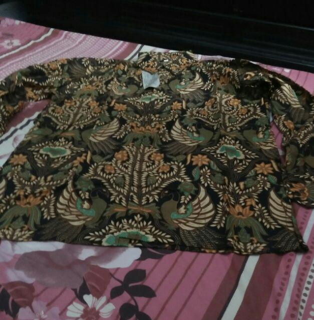 Mall Grosir Kemeja Batik Pria Modern Sogan Sayap Merak Jokowi Eksklusif Diskon Murah Limited Edition