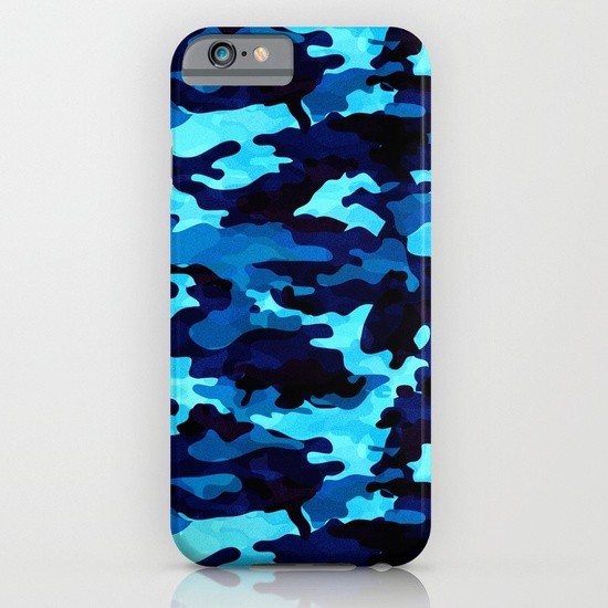 camo - army camouflage blue iPhone 5C