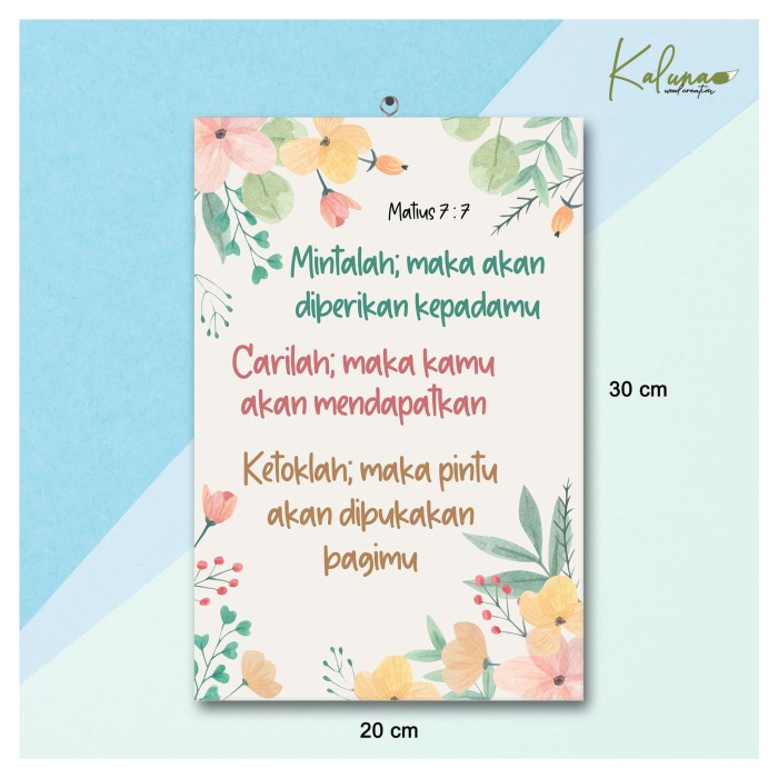 dinding-hiasan- hiasan dinding kristen/wall decor kristen - katolik - kr2030q14 -hiasan-dinding.