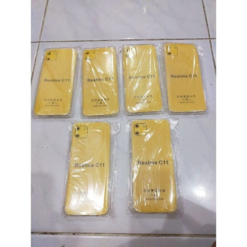 Anti Crack Realme C11 Case Silikon AntiCrack Bening Realme C11