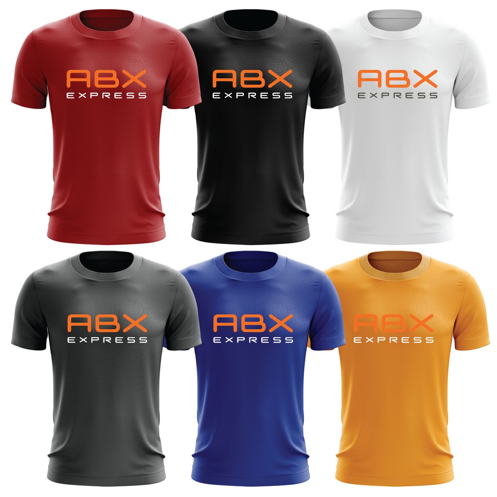 KAOS TERLARIS PROMOSI HEBAT ABX EXPRESS BAJU LELAKI PEREMPUAN T SHIRT!! (ABX A5 LOGO) / KATUN COMBED