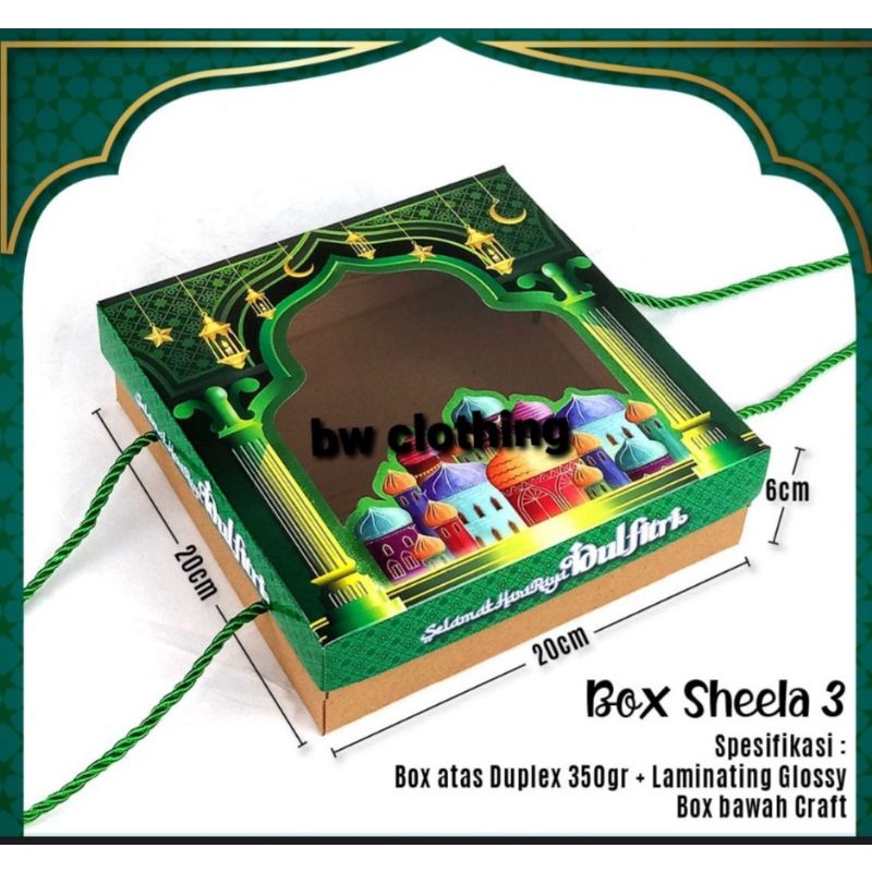 

Dus Lebaran - Box Lebaran - Packaging Lebaran Idul Fitri 20x20x6