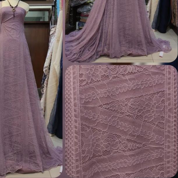 ❈ kain Lace Chantily Brokat Semi Paris (Meteran) ♛