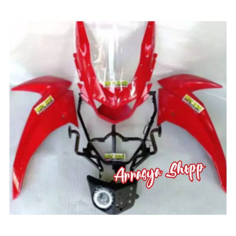 Upgrade body depan fairing coak ninja rr old ke ninja rr new full set ORI kawasaki
