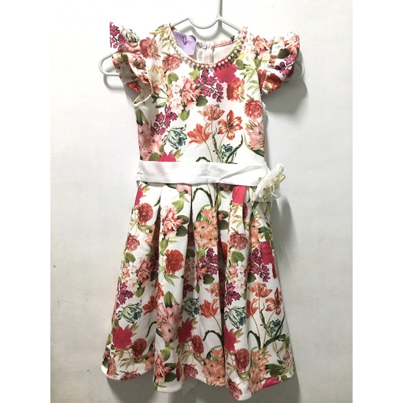 PRELOVED DRESS ANAK FLOWER VINTAGE
