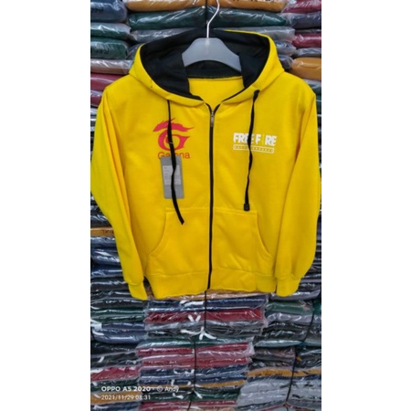 jaket ressleting anak-anak tanggung size;S,M,L,XL