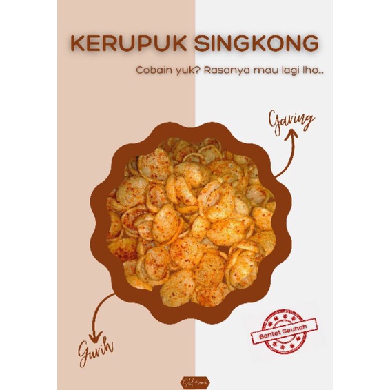 

NEW!!! CEMILAN KERUPUK BANTET UNYIL bantat garing crunchy by SH#Snack