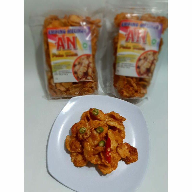 

Emping pedas manis (Merk AN) 200 g