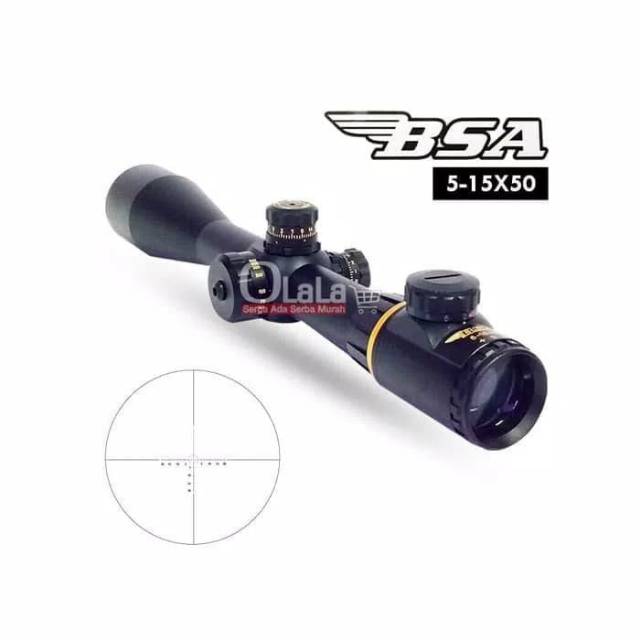 Telescope teleskop BSA swett 5-15x50 riflescope