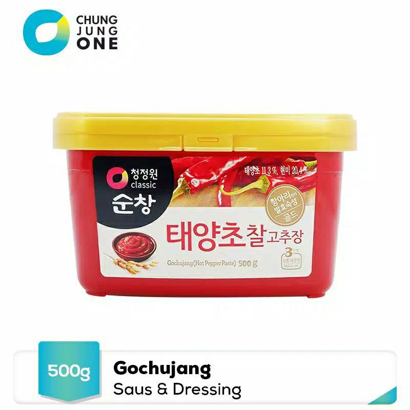 

Chung Jung One Gochujang 500gr - Hot Pepper Paste -Sauce Dreesing Korea