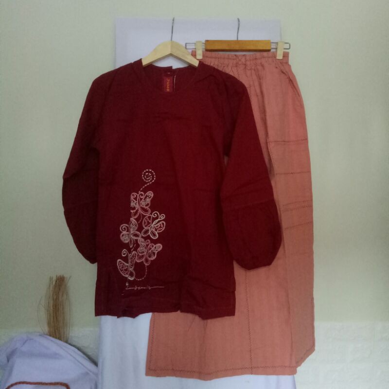 Preloved Setelan Baju Busana Muslim Dannis Remaja ukuran 13