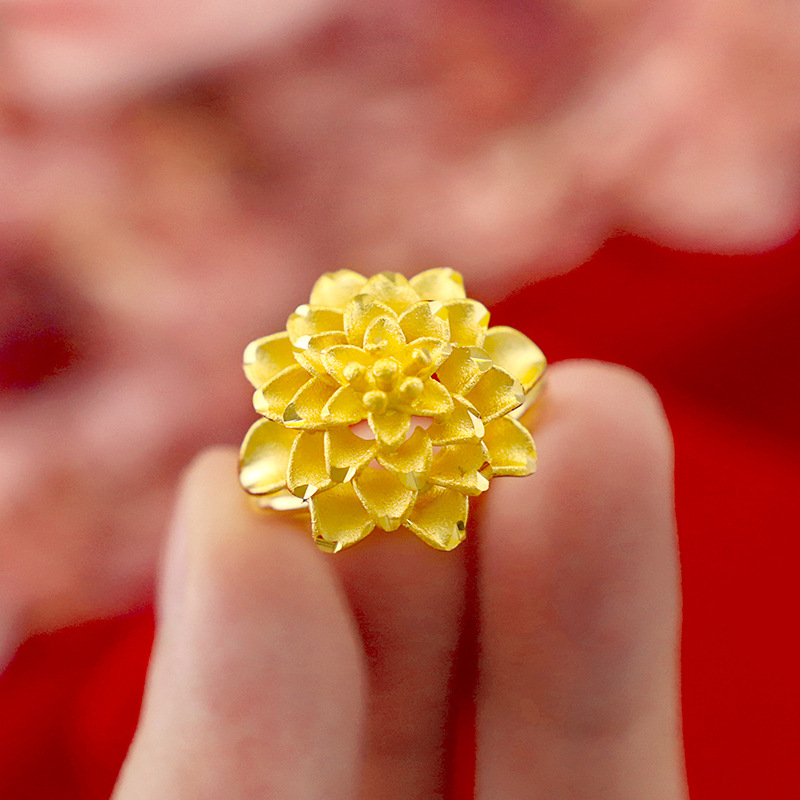 Cincin Warna Tone Retro Gaya Jepang Dan Korea Untuk Wanita